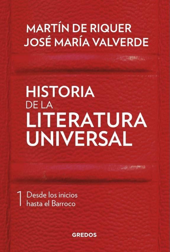 Historia de la Literatura Universal I "Desde los inicios hasta el Barroco"