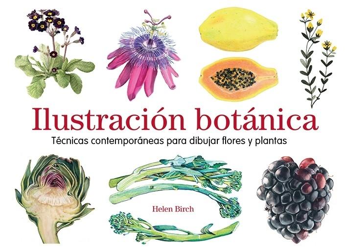 Ilustración Botánica "Técnicas Contemporáneas para Dibujar Flores y Plantas". 