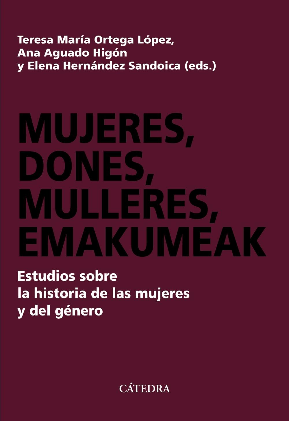 Mujeres, dones, mulleres, emakumeak "Estudios sobre la historia de las mujeres y del género"