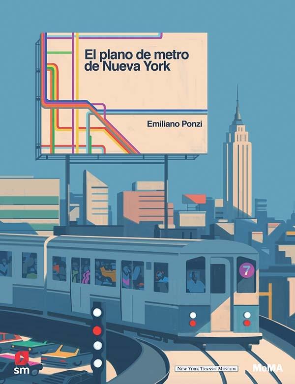 El gran plano del metro de Nueva York "Massimo Vignelli". 