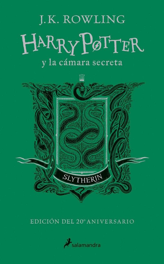 Harry Potter y la Cámara Secreta (Hp2) "Edición Especial 20 Aniversario - Slytherin | Ilustraciones de Levi Pinfold"