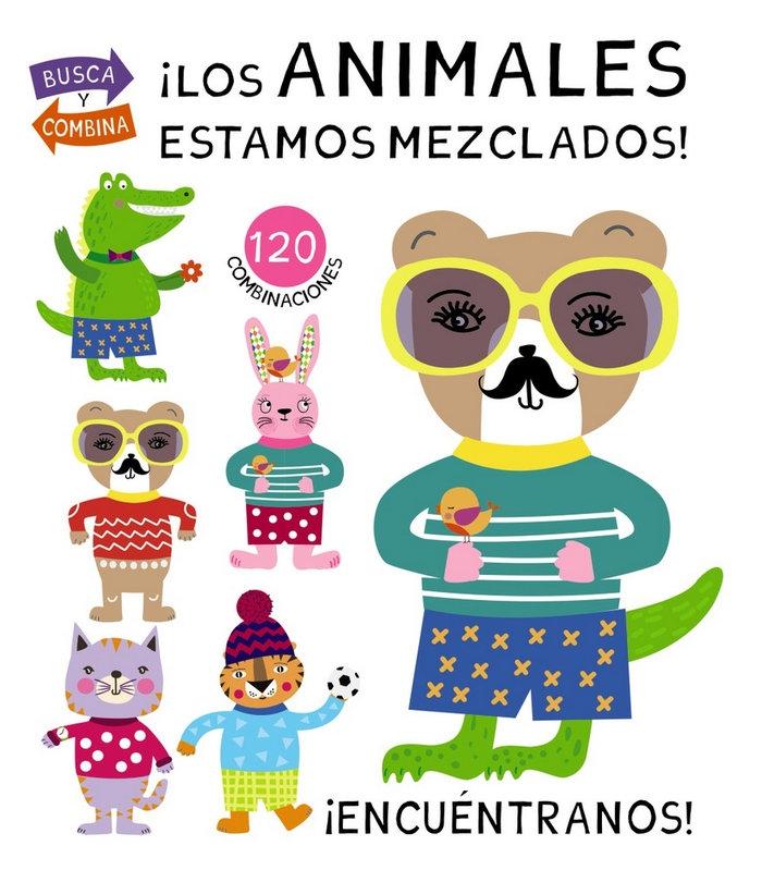 ¡Los animales estamos mezclados! "Busca y combina"