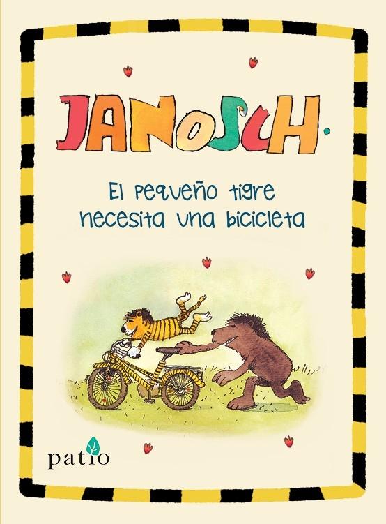 El pequeño tigre necesita una bicicleta. 