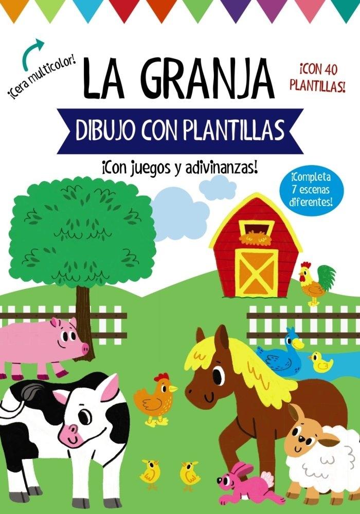 Dibujo con plantillas - La granja "¡Con juegos y adivinanzas!"