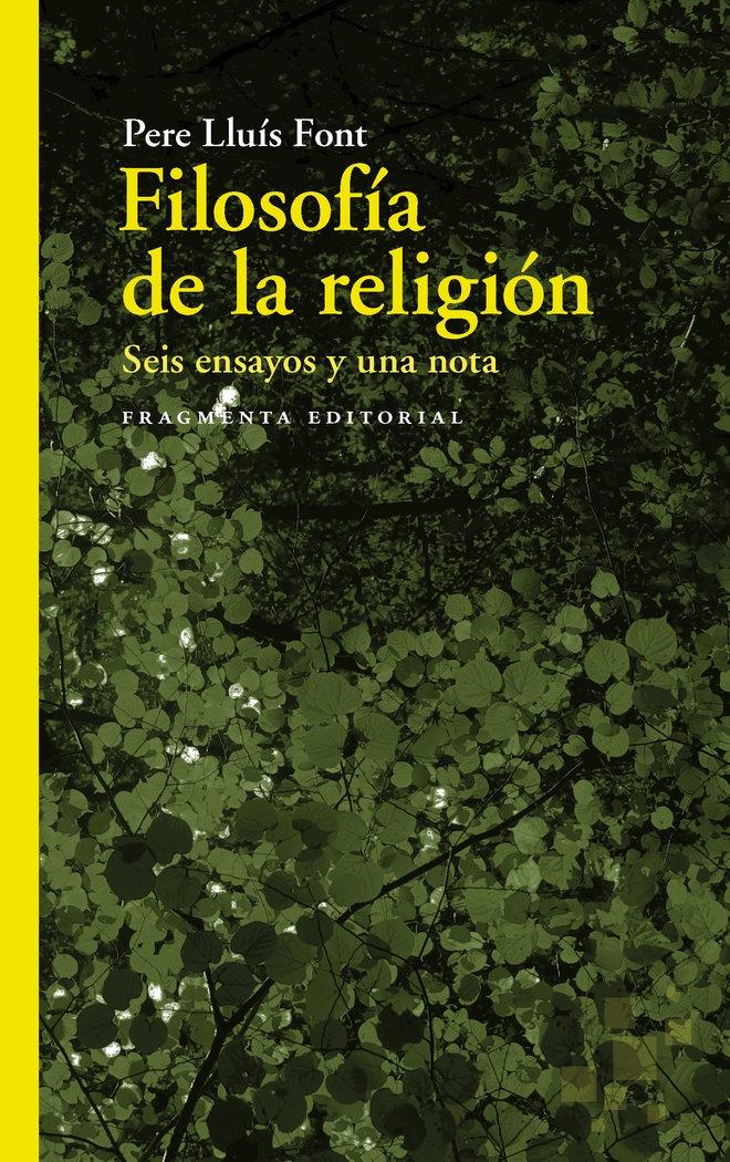 Filosofía de la religión "SEIS ENSAYOS Y UNA NOTA"