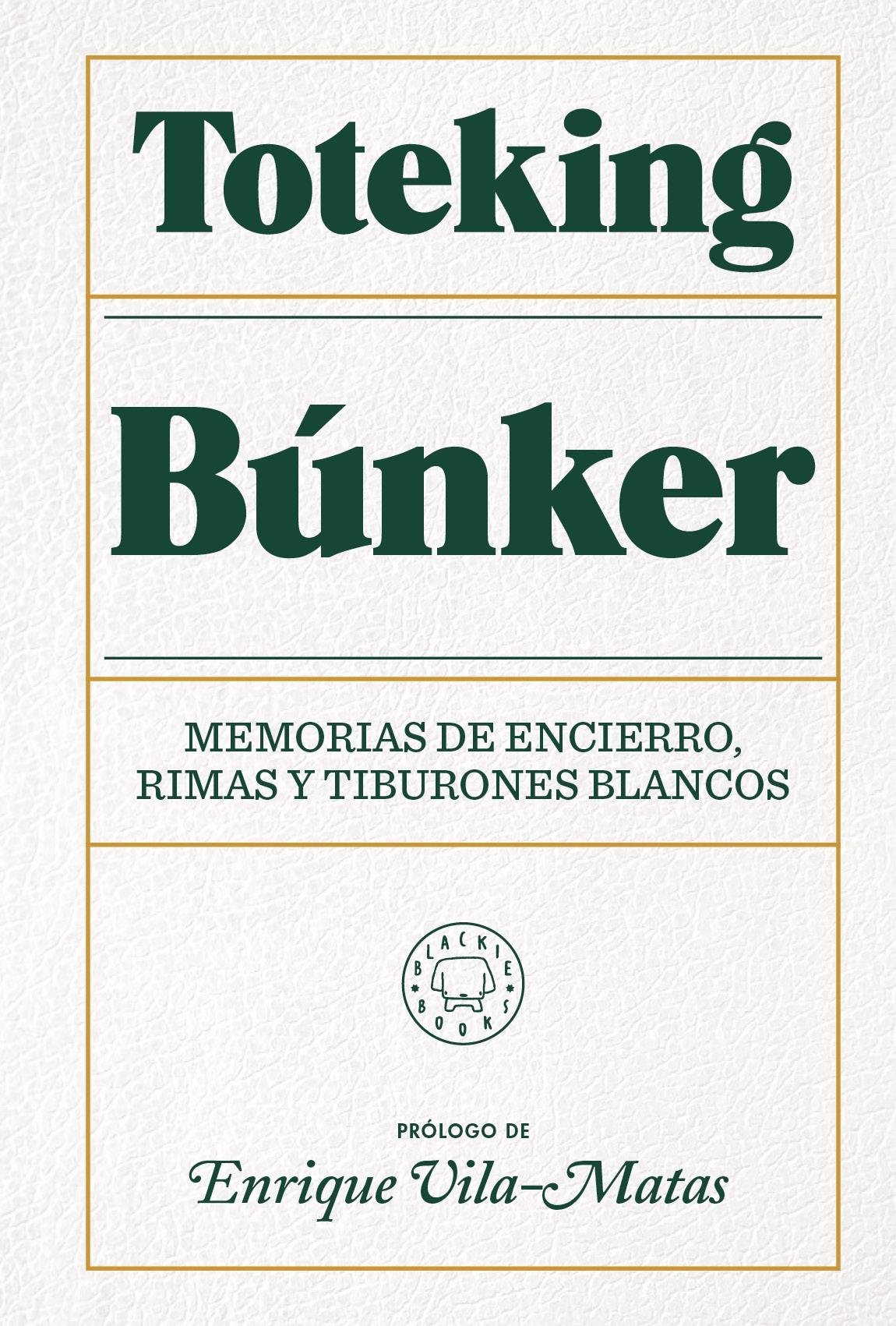 Búnker (Edición limitada con cubierta de piel) "Memorias de encierro, rimas y tiburones blancos.". 