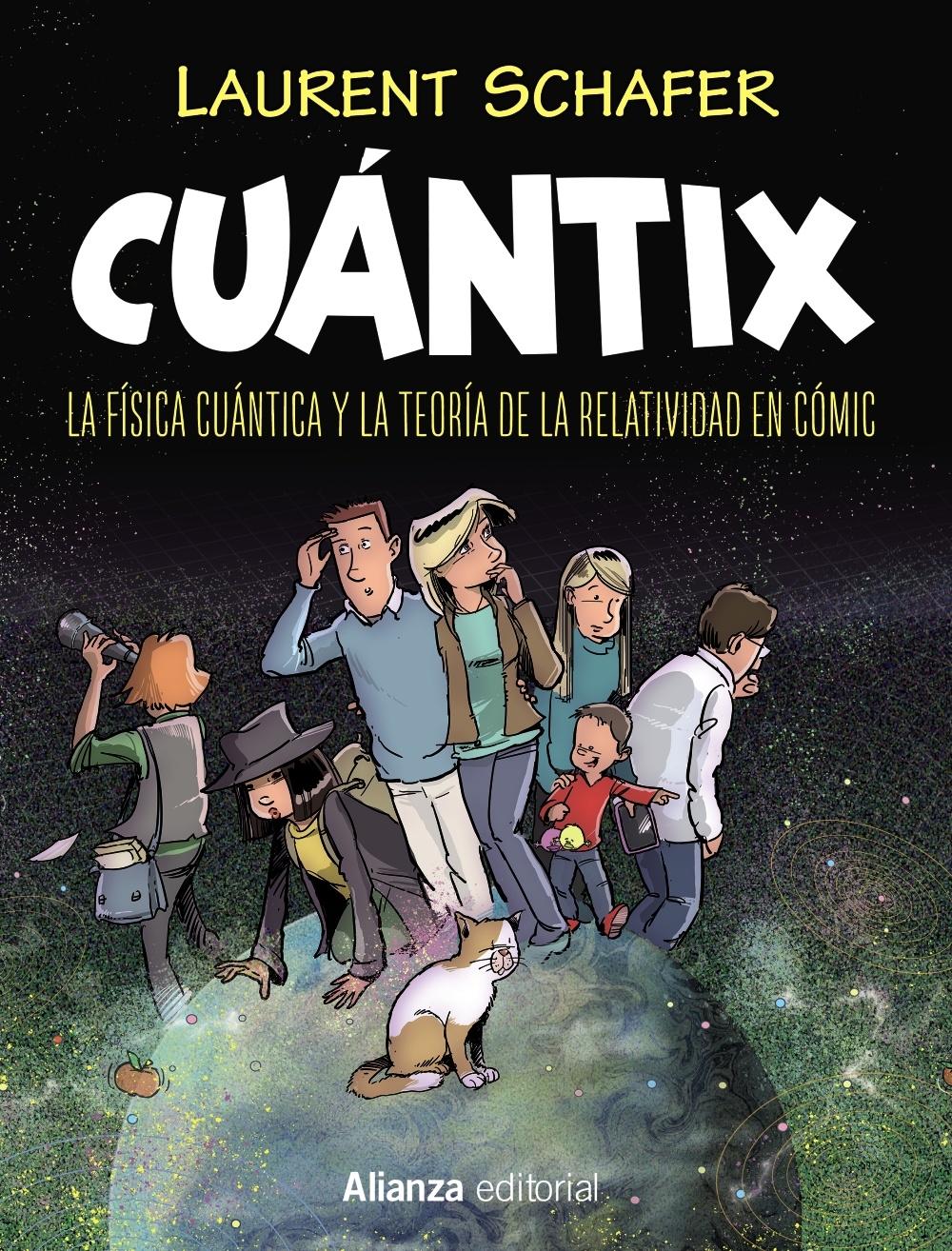 Cuántix  cómic "La física cuántica y la relatividad en cómic". 