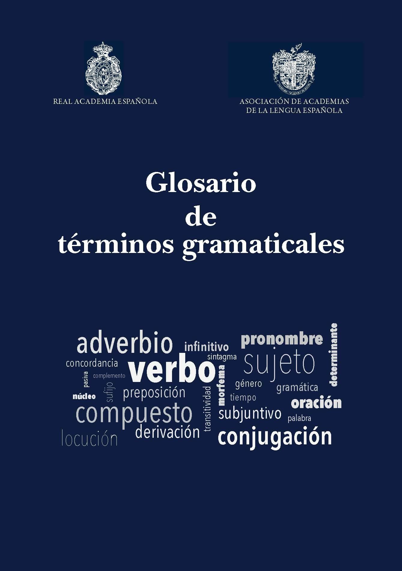 Glosario de términos gramaticales. 