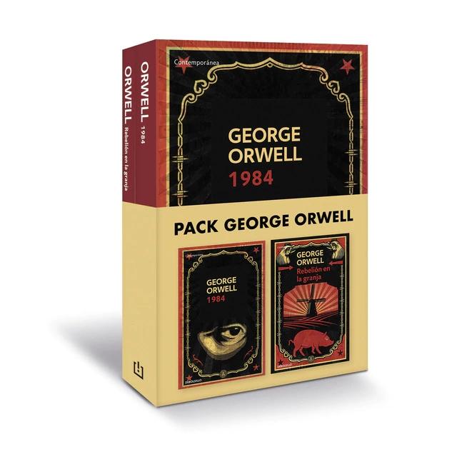 PACK GEORGE ORWELL  "1984 y Rebelión en la granja". 