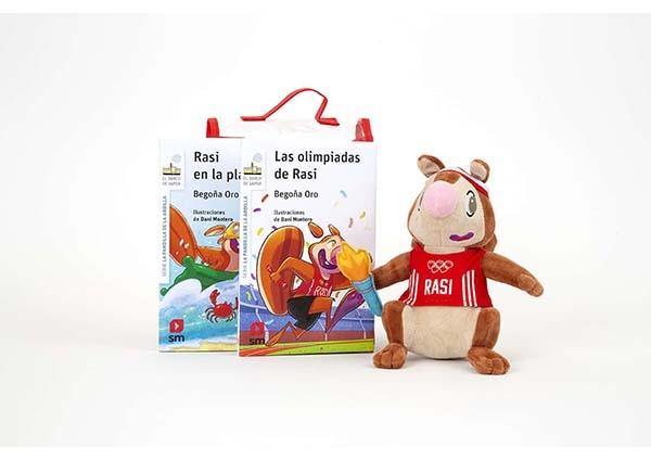 Pack Rasi olimpiadas "Incluye: muñeco Rasi olimpiadas, Las olimpiadas de Rasi y Rasi en la playa". Pack Rasi olimpiadas "Incluye: muñeco Rasi olimpiadas, Las olimpiadas de Rasi y Rasi en la playa".