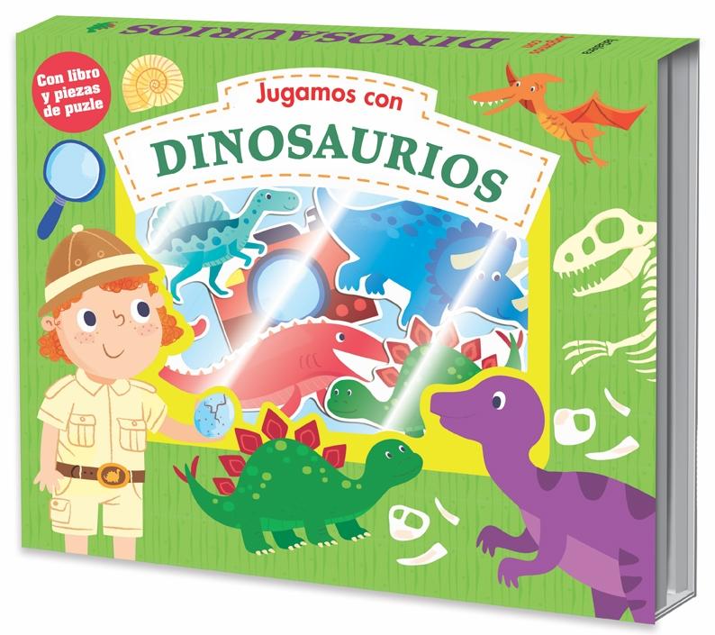 Jugamos con dinosaurios "Libro y puzle". 