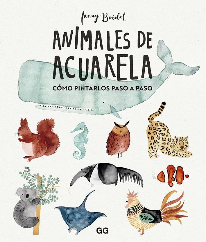 Animales de acuarela "Cómo dibujarlos paso a paso"