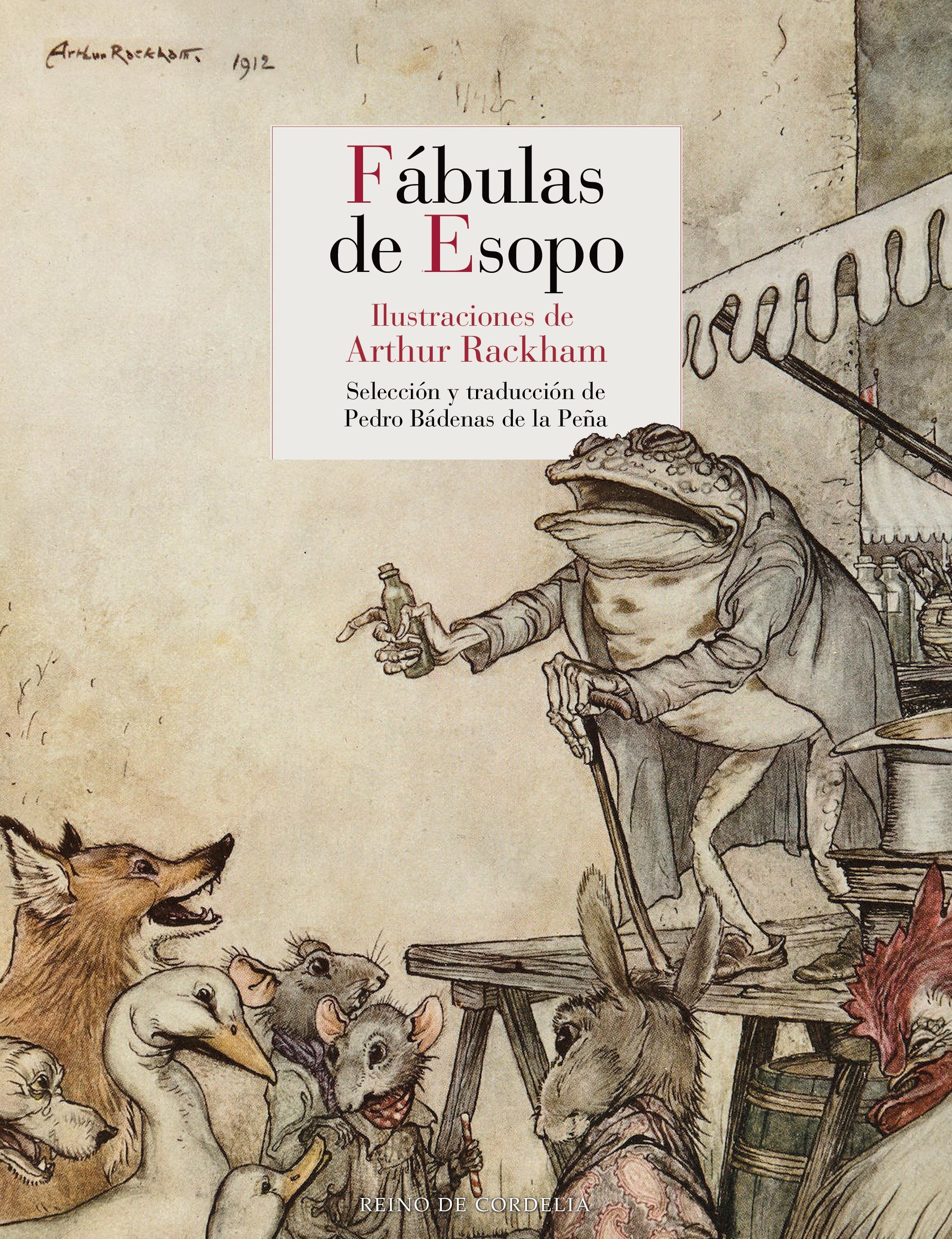 Fábulas de Esopo "Ilustraciones de Rackham". 