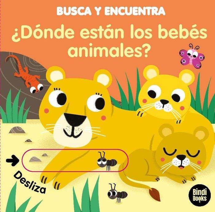 ¿Dónde están los bebés animales? "Libros con solapes dobles que reproducen el juego del "cucú-tras".". 