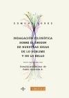 Indagación filosófica sobre el origen de nuestras ideas: de lo sublime y de lo b