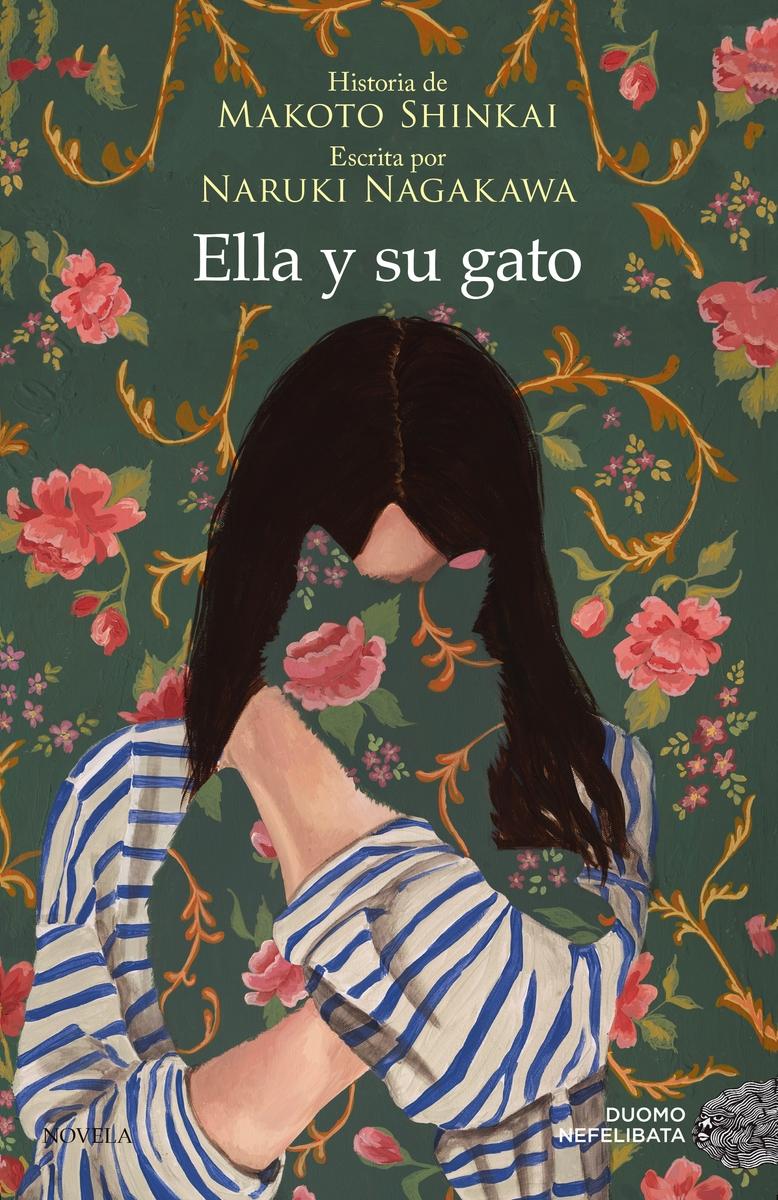 Ella y su gato. 