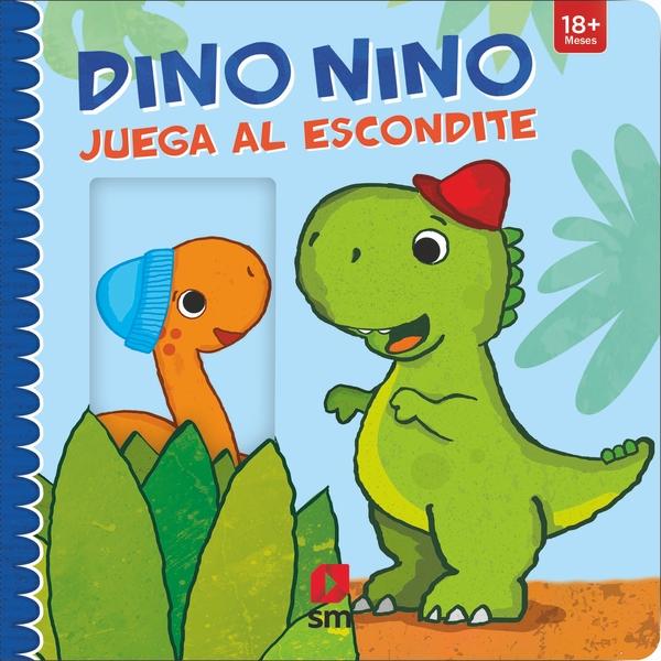 Dino juega al escondite. 