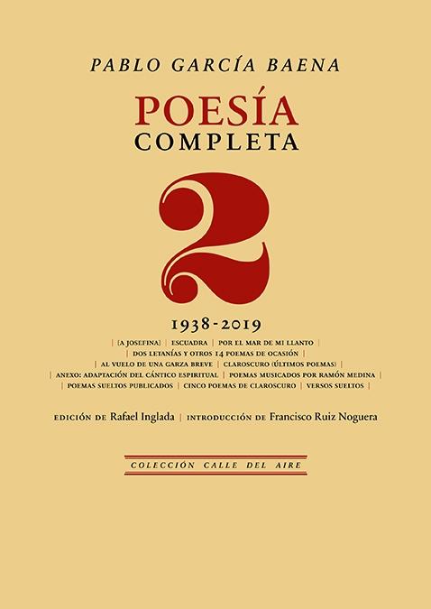 Poesía completa, 2 "1938-2019"