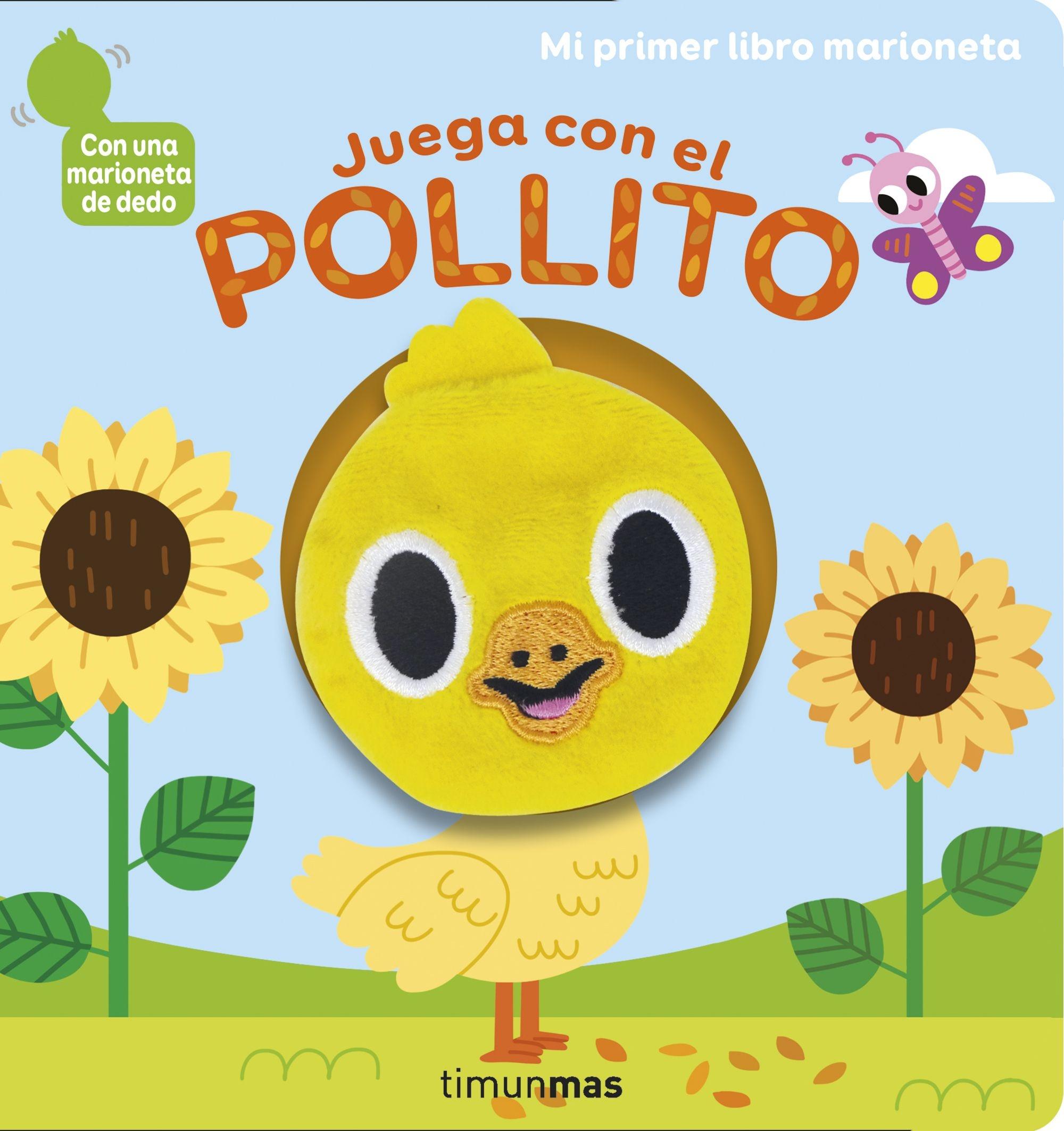 Juega con el pollito. Libro marioneta. 