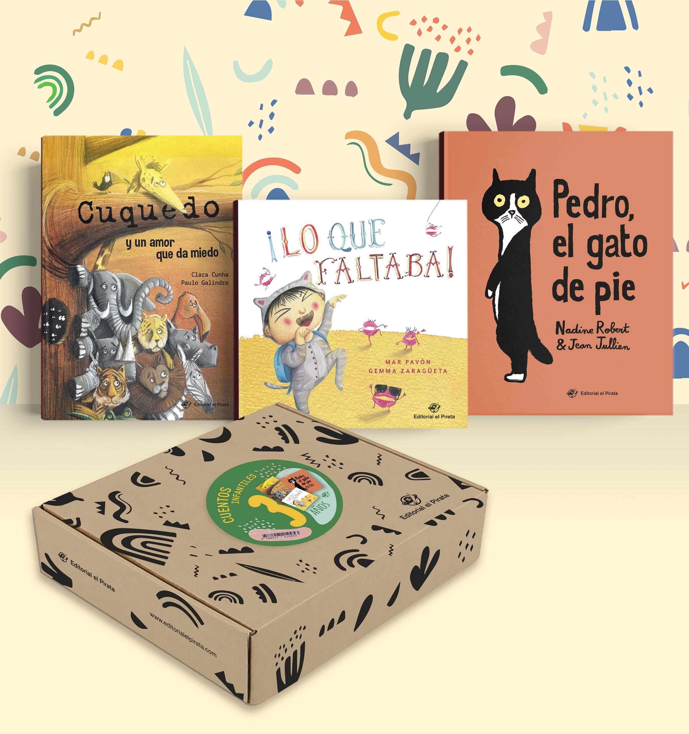 Librería Rafael Alberti: Cuentos infantiles 3 años "Lote 3 libros para a niños de 3 años" | NADINE | Editorial Pirata