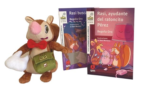 Pack Rasi y el Ratoncito Pérez "Rasi Busca Casa + Rasi Ayudante del Ratoncito Pérez". Pack Rasi y el Ratoncito Pérez "Rasi Busca Casa + Rasi Ayudante del Ratoncito Pérez".