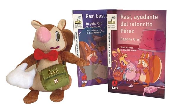 Pack Rasi y el Ratoncito Pérez "Rasi Busca Casa + Rasi Ayudante del Ratoncito Pérez". 