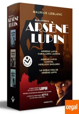 ESTUCHE ARSÉNE LUPIN "Caballero ladrón - Herlock Sholmès - La doble vida". ESTUCHE ARSÉNE LUPIN "Caballero ladrón - Herlock Sholmès - La doble vida".