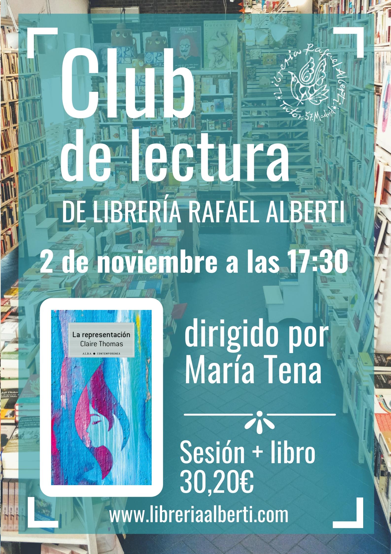 Club de lectura con María Tena - Noviembre 2021 - Libro + Sesión