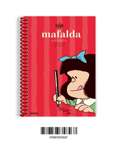 Agenda 2022 Mafalda anillada verde 