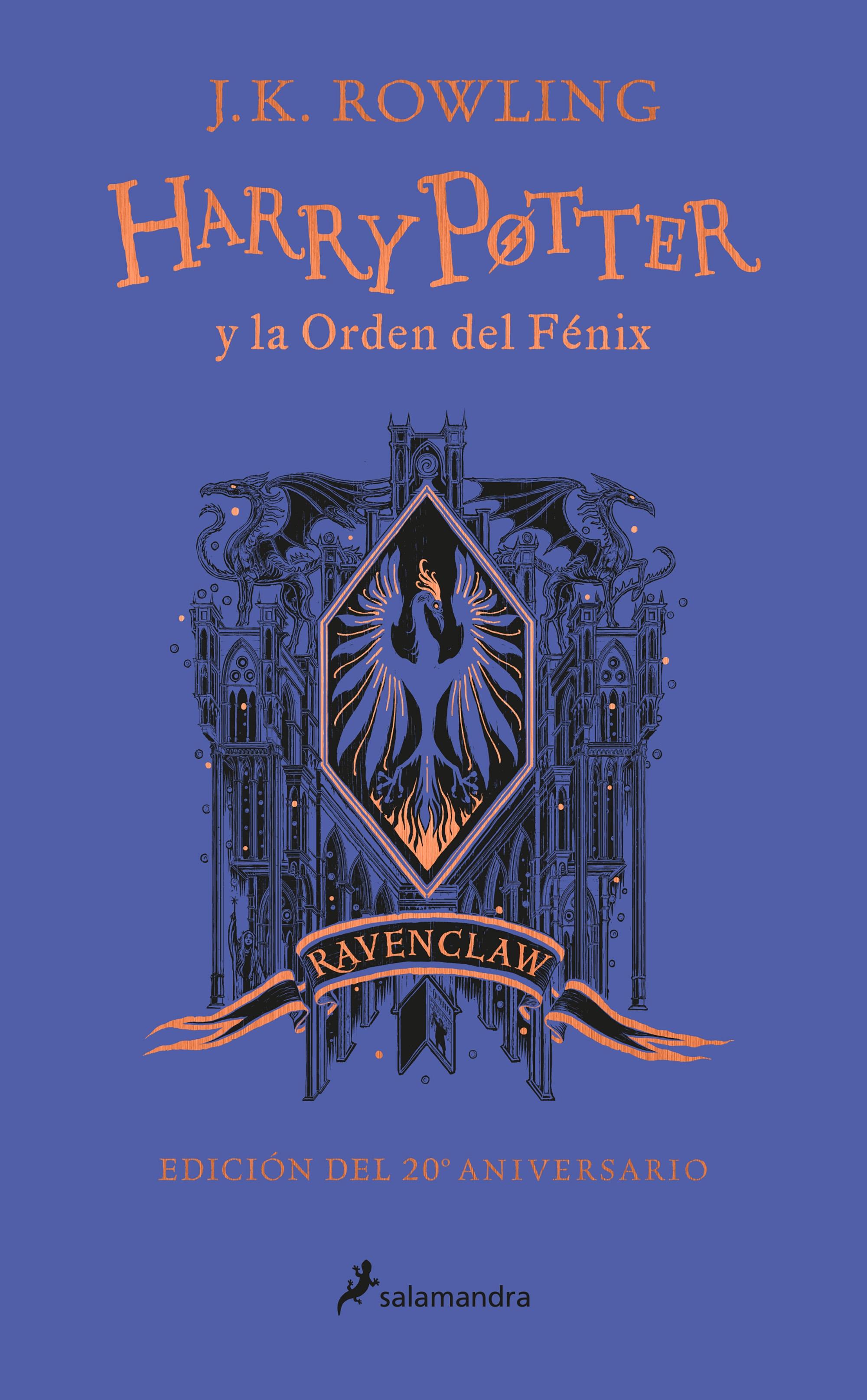 Harry Potter y la Orden del Fenix Edicion "Edicion Ravenclaw de 20º Aniversario". 