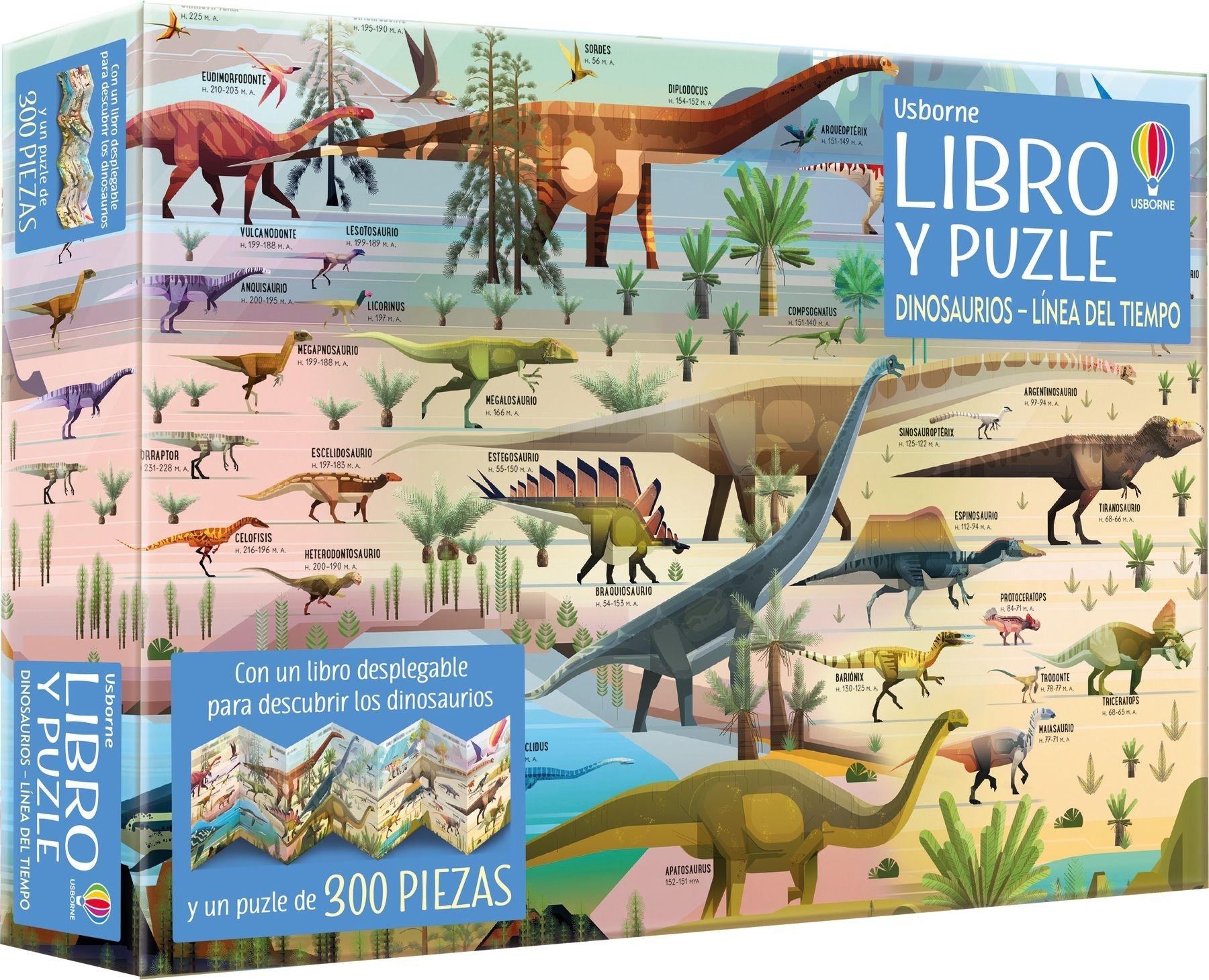 Dinosaurios Linea del Tiempo "Libro+Puzle". 