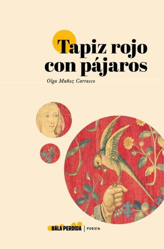 Tapiz Rojo con Pájaros. 