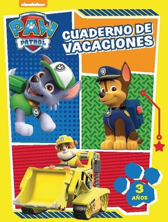 Paw Patrol. Cuaderno de Vacaciones - 3 Años