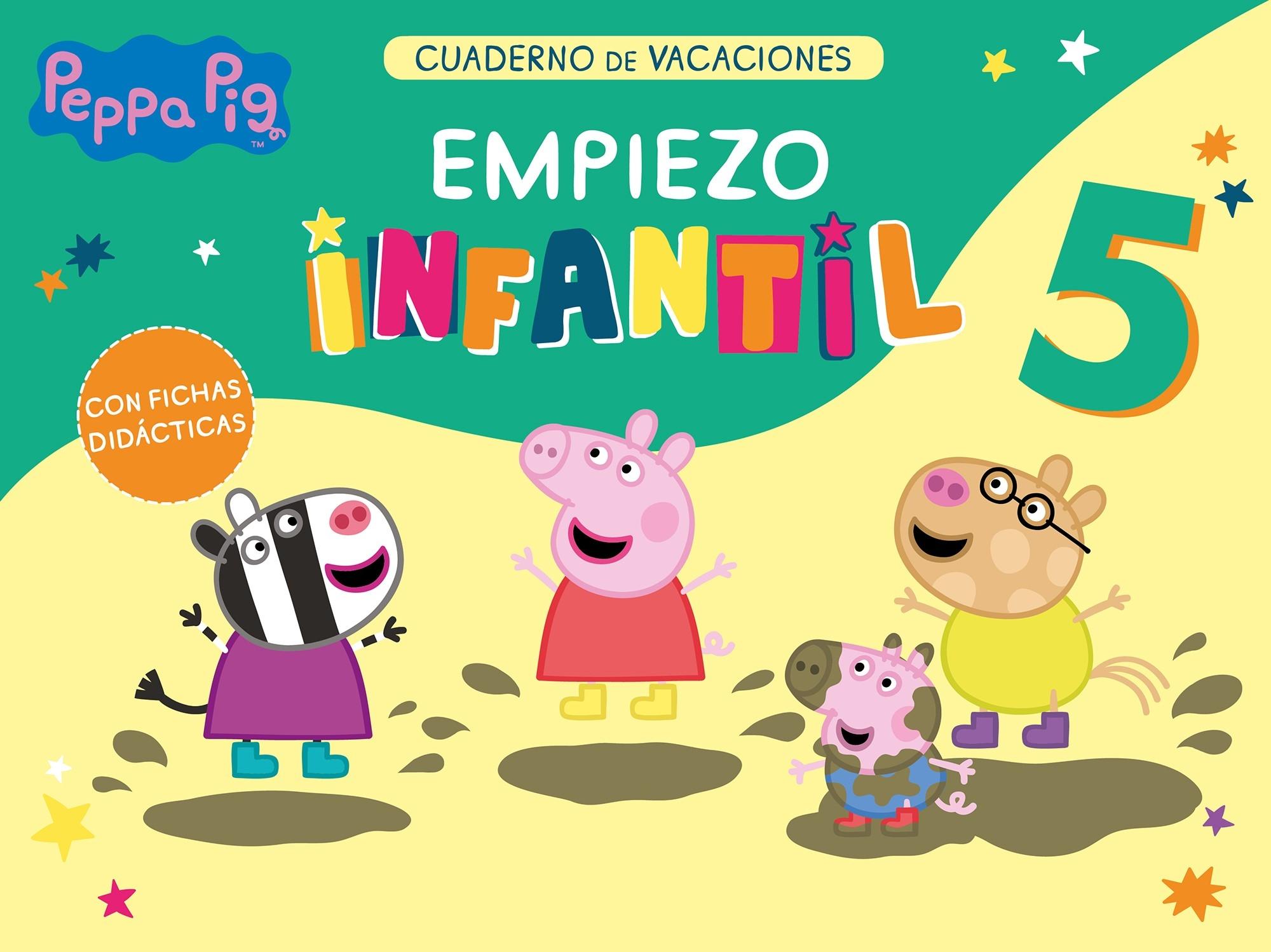 Peppa Pig. Cuaderno de Vacaciones. 5 Años. "Empiezo Infantil 5 Años". 