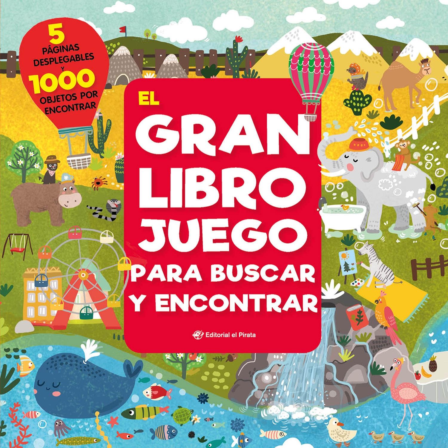 El Gran Libro Juego para Buscar y Encontrar "1000 Objetos para Buscar y 5 Enormes Páginas Desplegables"