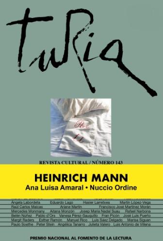 Revista Turia - Número 143. Heinrich Mann. 