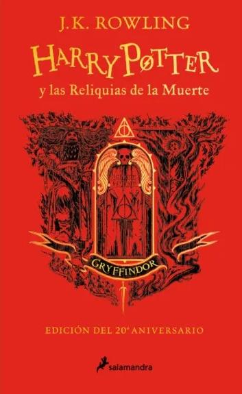 Harry Potter 7: Reliquias de la Muerte "Edición 20 Aniversario: Griffindor ". 