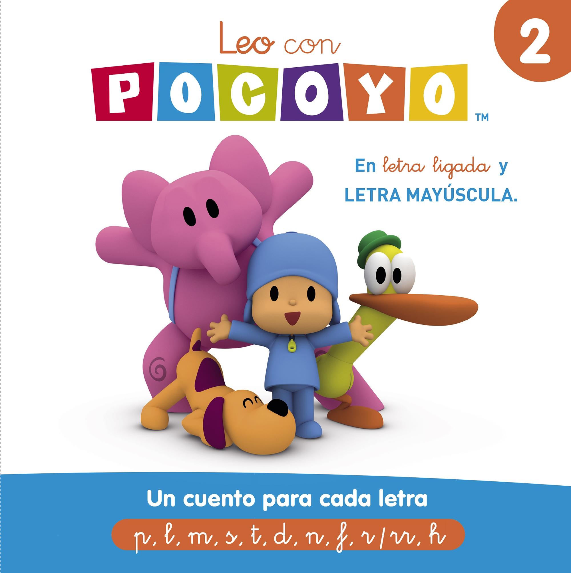 Leo con Pocoyó 2: un Cuento para Cada Letra (P, L, M, S, T, D, N, F, R/Rr, H) "Letra Ligada y Meyúscula"