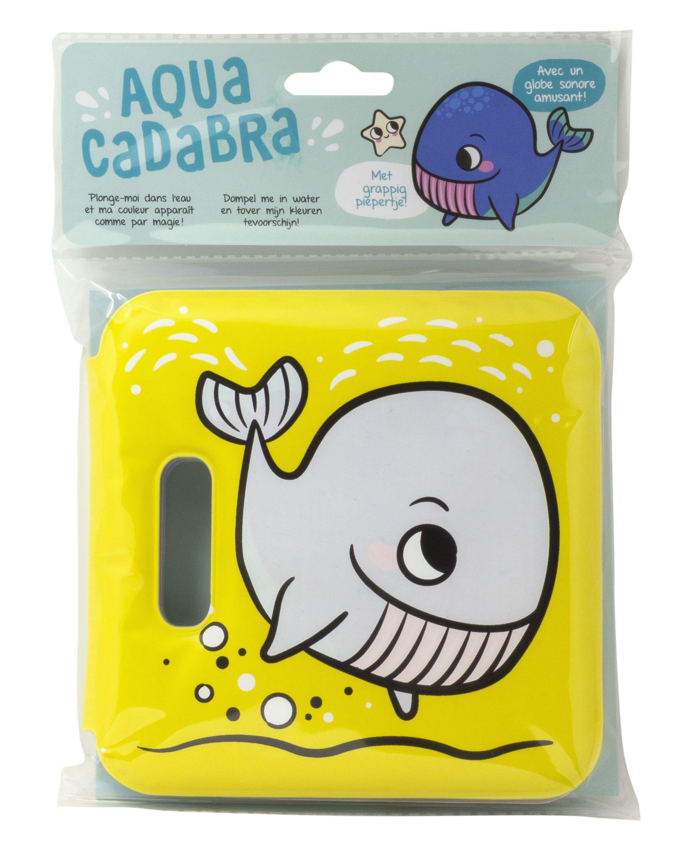 Acuacadabra. Ballena "Libro de Baño para Pintar con Agua". 