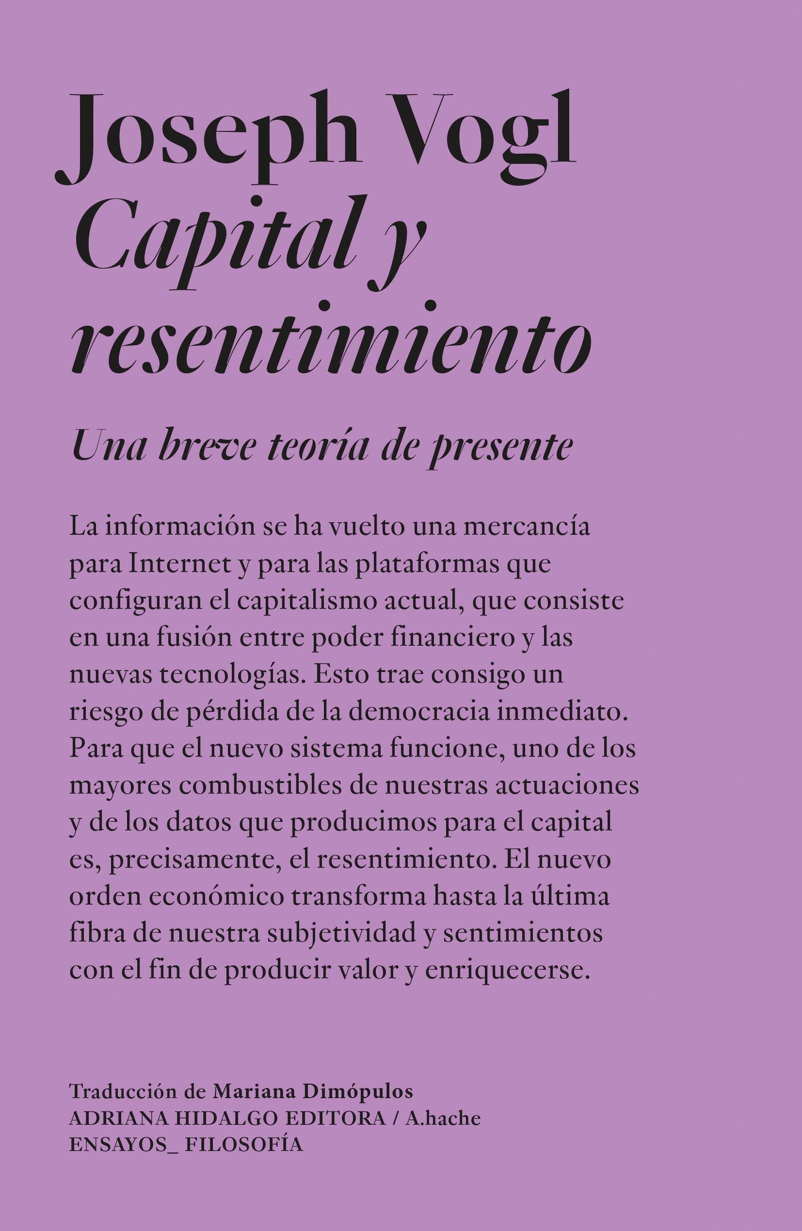 Capital y Resentimiento