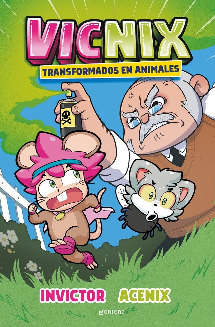 Vicnix pero Transformados en Animales (Invictor y Acenix 4). 