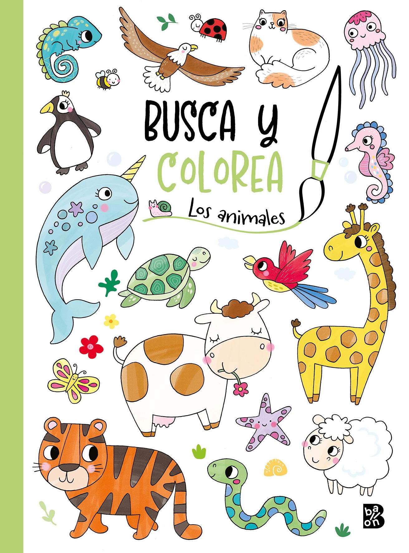 Busca y Colorea - los Animales. 