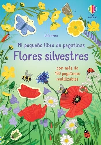 Flores Silvestres Pequeño Libro Pegatina. 