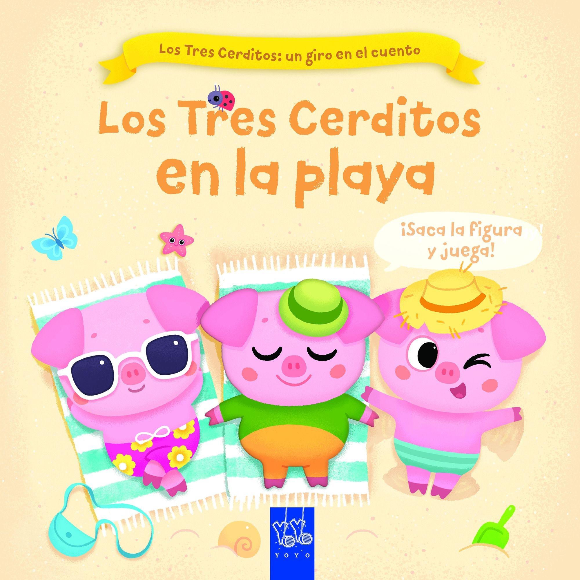 Los Tres Cerditos en la Playa. 