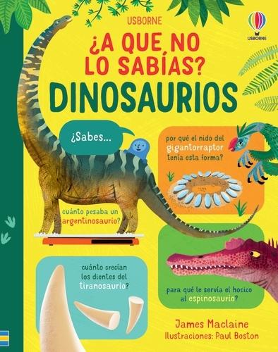 Dinosaurios ¿A que no lo Sabías?