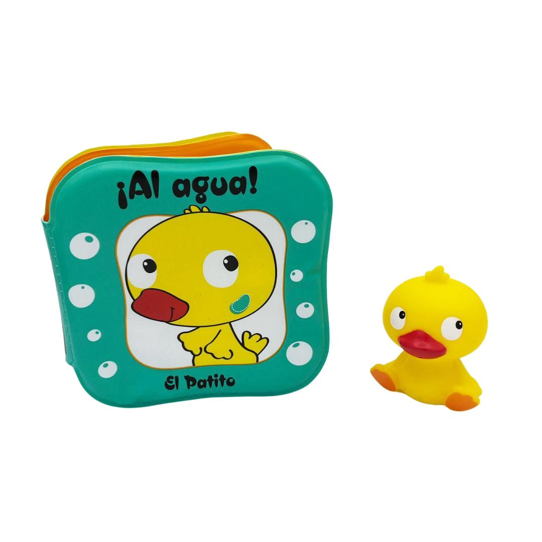 ¡Al Agua! - el Patito "Un Libro de Baño para Bebés de 0 a 3 Años (Incluye un Cuento y un Muñequ". 