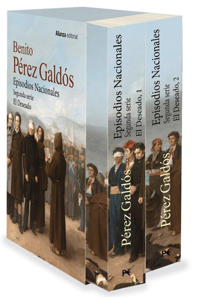 Episodios Nacionales. Segunda Serie: el Deseado  Estuche "El Equipaje del Rey José, Memorias de un Cortesano de 1815, la Segunda C". 