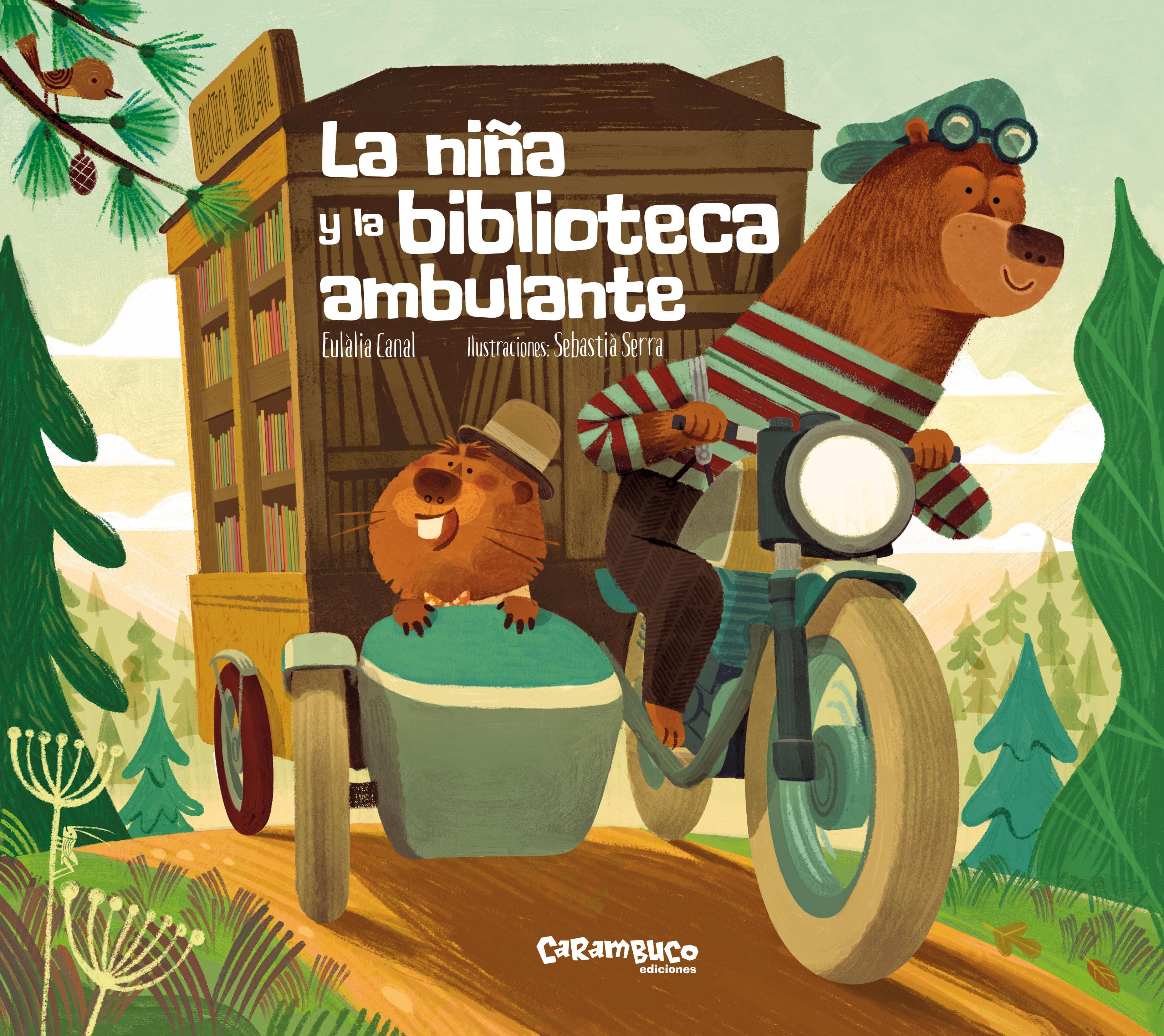 La Niña y la Biblioteca Ambulante. 