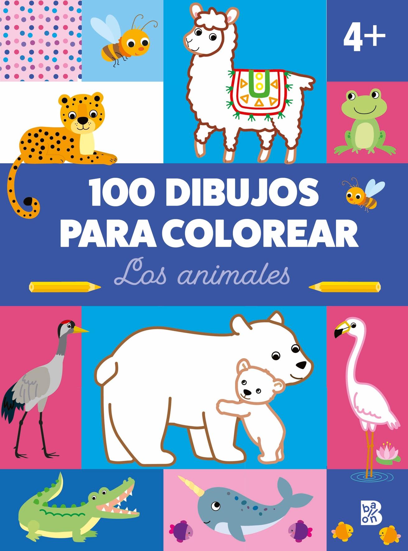 100 Dibujos para Colorear - los Animales . 