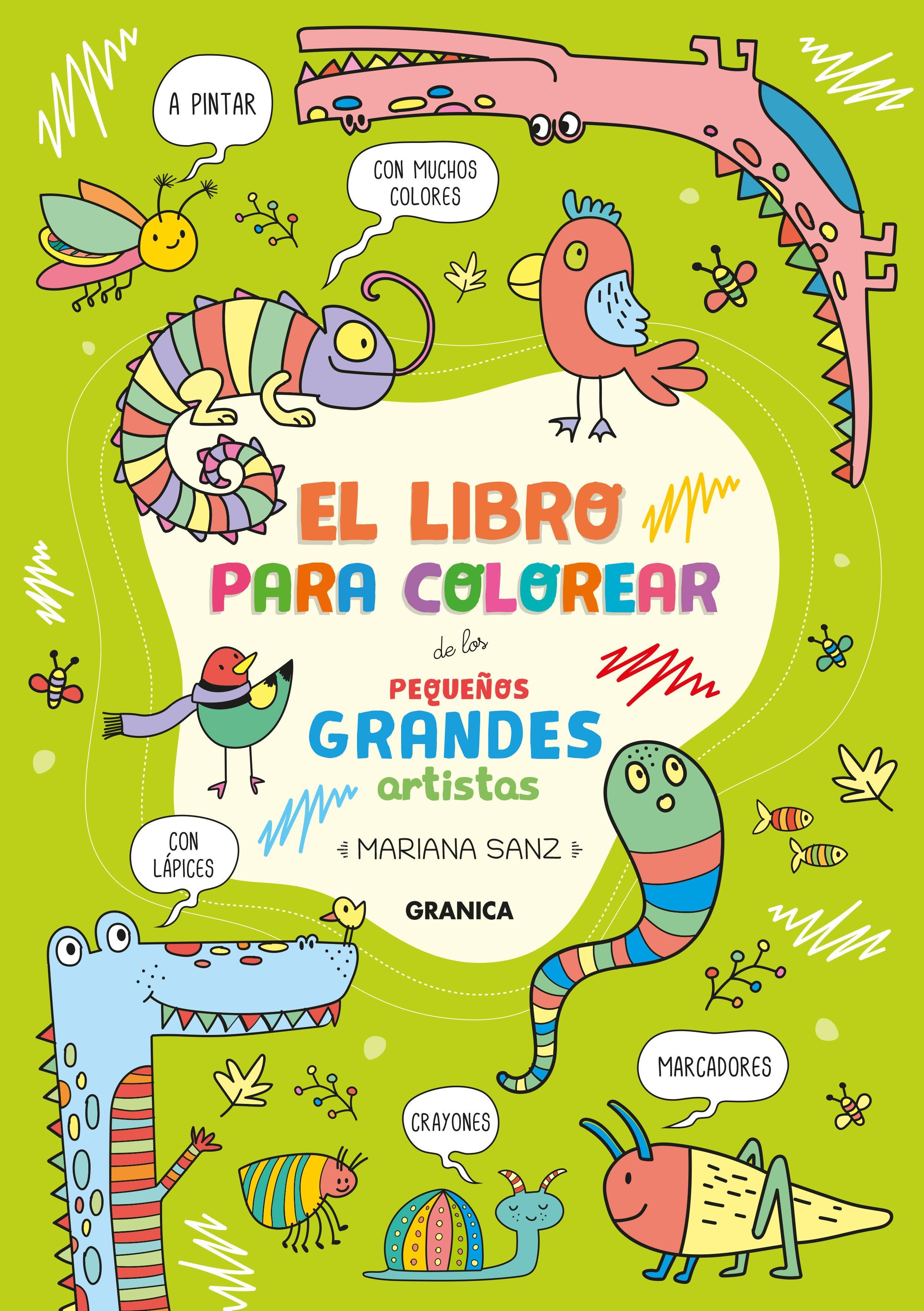 Libro Para Colorear De Los Pequeños Grandes Artistas. 